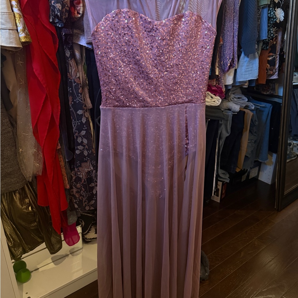 Sequin Bodice lyrical Dress